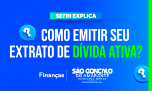 SEFIN EXPLICA: COMO EMITIR SEU EXTRATO DE DÍVIDA ATIVA?