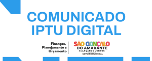 Comunicado sobre o IPTU Digital