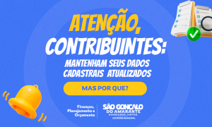 Mantenha seus dados cadastrais atualizados